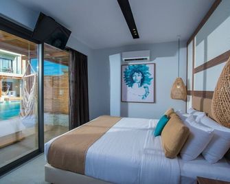 Enorme Armonia Hotel - Agia Pelagia - Camera da letto