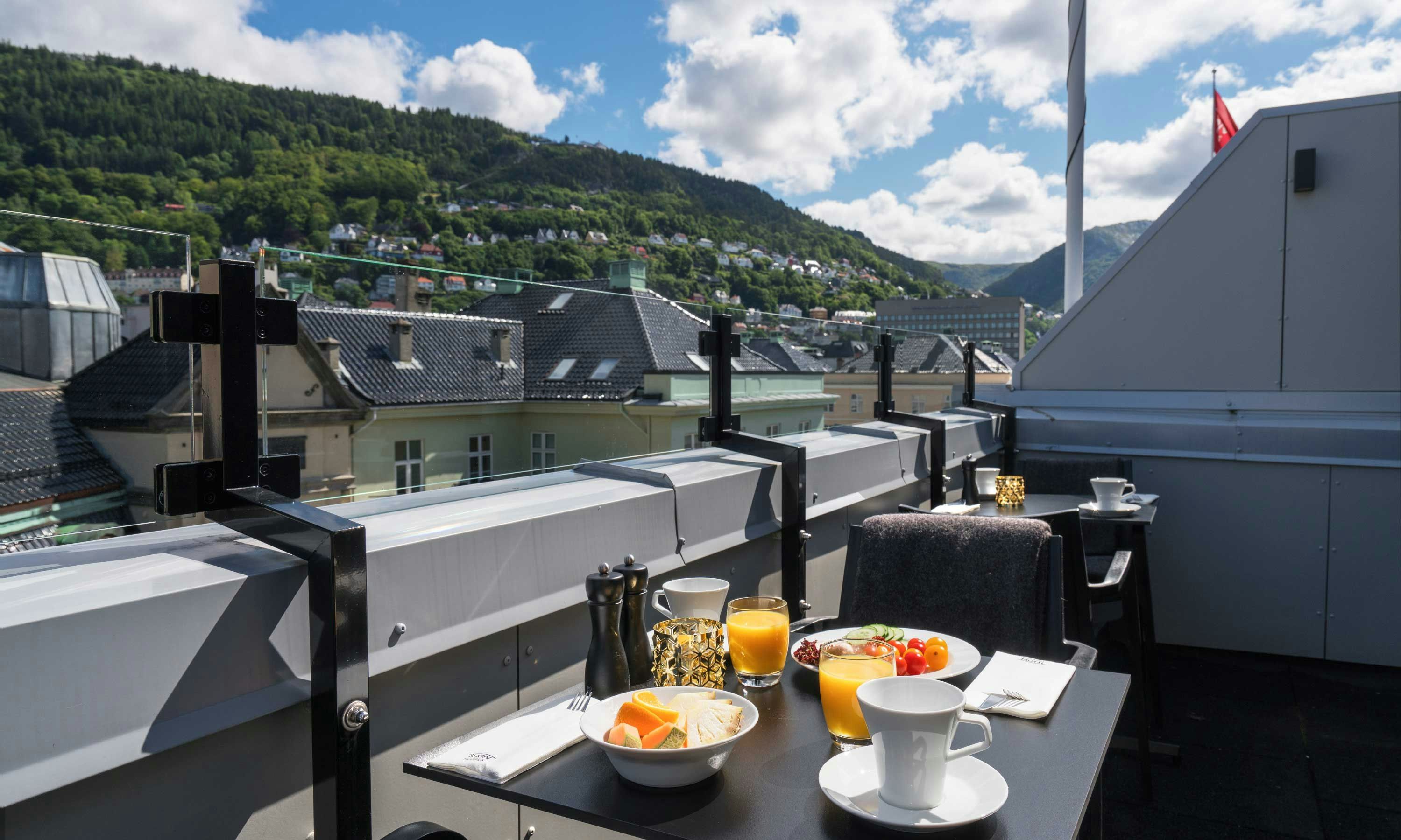 Thon Hotel Bristol, Bergen - ברגן - מרפסת