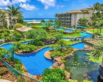 Beach Front Resort/Spa Large Luxury Grand Suite! 2bed/3bath/3balcony - Kapaa - Pool