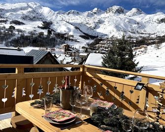 New 2018! Chalet 4 Stars Le Karibou Saint Sorlin D'arves Savoie - Saint-Sorlin-d'Arves - Balcon
