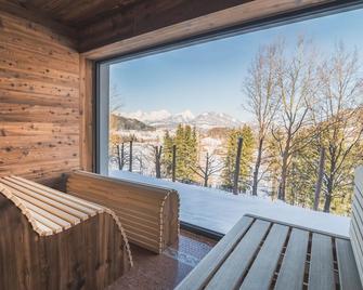 Gable room with shower, WC - Hotel-Restaurant Sperlhof - Windischgarsten - Balcony