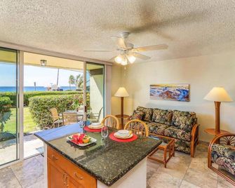 Kona White Sands A4 - Romantic Ocean View - Kailua-Kona - Living room