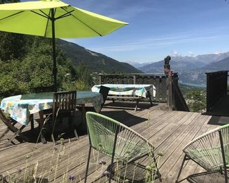Chalet Familial 13pers -Not Overlooked, Breathtaking View Of The Lake-Les Orres - Les Orres - Balcon