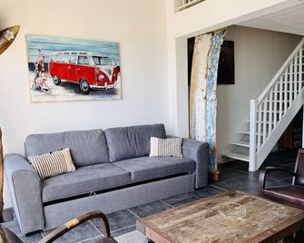 Duplex Aloe Vera overlooking Saint Barthélemy and the beach of Orient Bay - Marigot - Living room