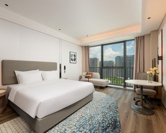 Holiday Inn Express Taizhou Jiaojiang By IHG - Taizhou - Schlafzimmer