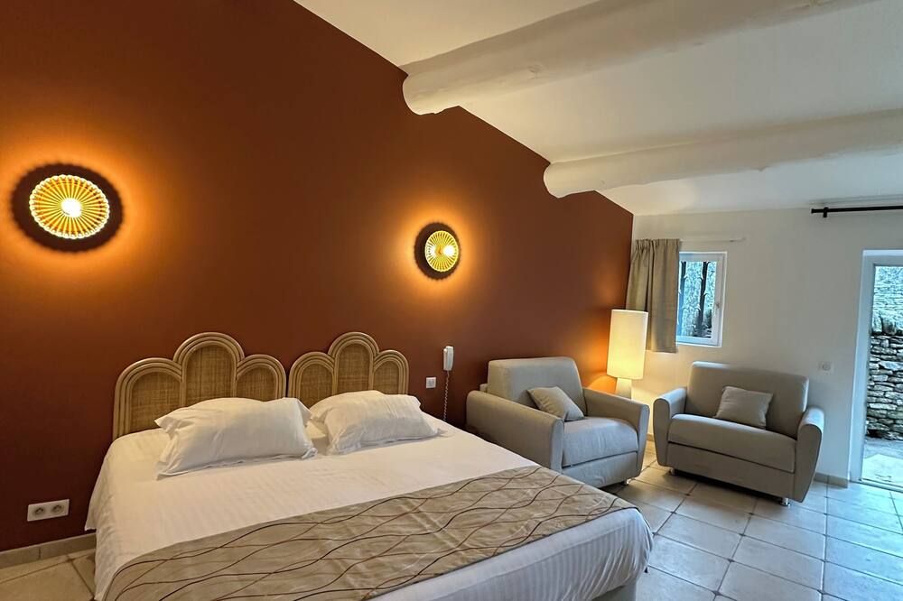 Mas des Romarins, The Originals Relais - Gordes - Спальня