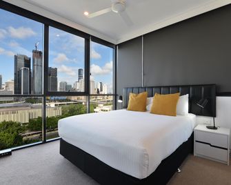 هوب ستريت أبارتمنتس باي كليكس - بريسبان - غرفة نوم