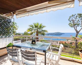 Extraordinary Sea View - 1 Bdr with AC - Villefranche-sur-Mer - Ban công