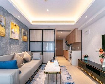 Besten Executive Apartment (Shenzhen University Town Tanglang Metro Station) - Shenzhen - Wohnzimmer