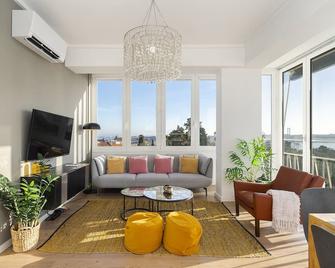 WHome | 270º Panoramic View Premium Apartment - Lizbona - Pokój dzienny