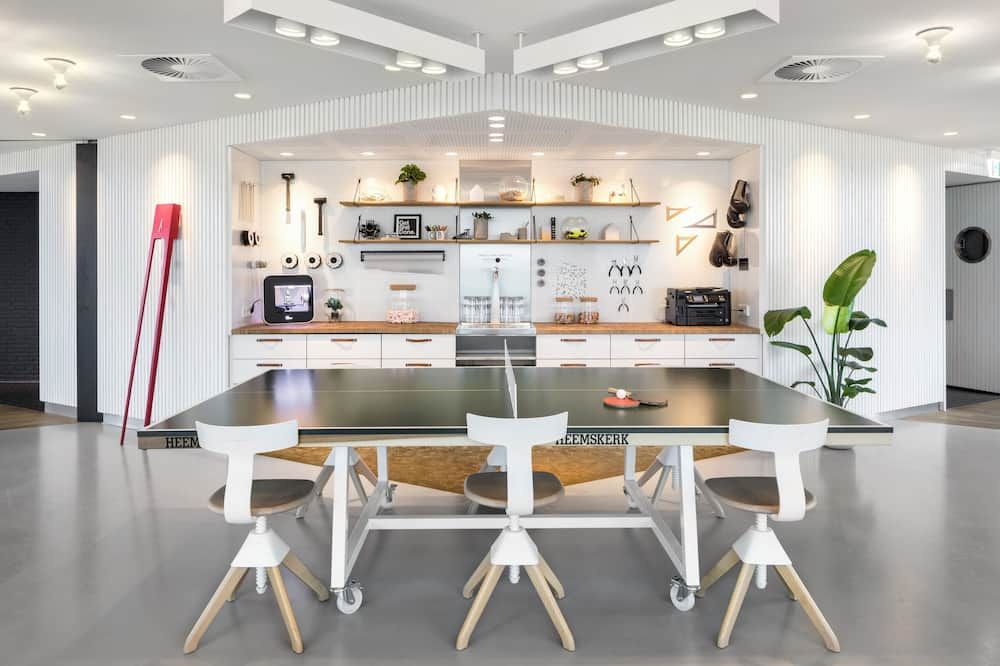 Dining room view of Zoku Amsterdam