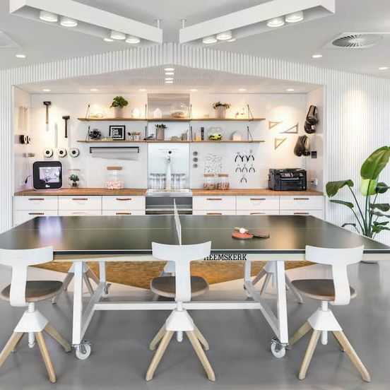 Dining room view of Zoku Amsterdam