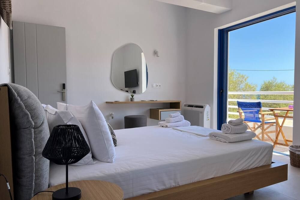 Kythera Beach Apartments - דיאקופטי - חדר שינה