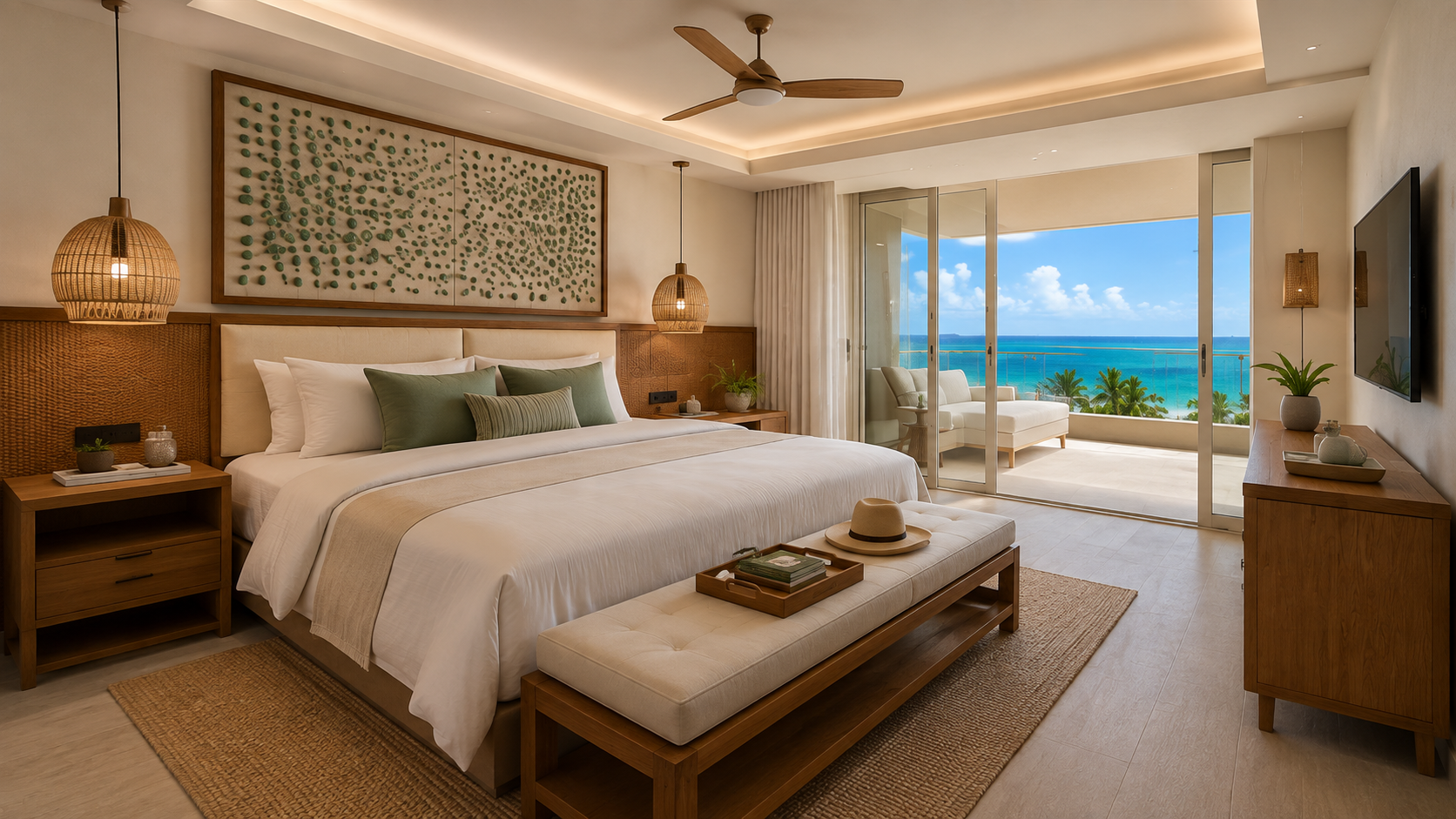 Izla Hotel by Fiesta Americana, Isla Mujeres - איסלה מוחרס - חדר שינה