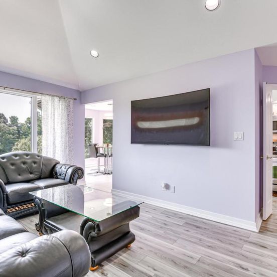 Living room view of Bright Guest House about 15 Mi to Downtown Baltimore!