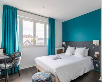 Hotel-Restaurant Le Victoria - Rennes - Bedroom