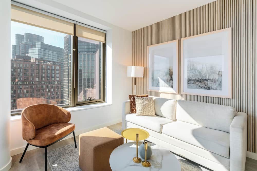 Incredible One-Bedroom in Greenpoint - بروكلين - غرفة معيشة