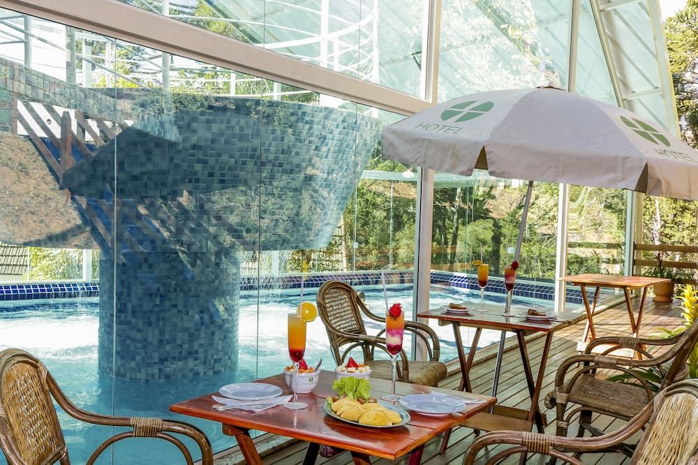 هوتل فازيندا جولدن بارك كامبوس دو جورداو - كامبوس لا خورداو - شرفة مرصوفة