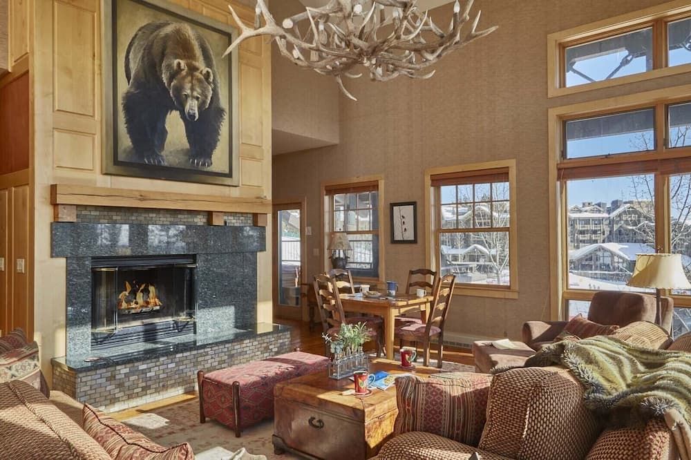 Cody House Condominiums - Teton Village - Wohnzimmer
