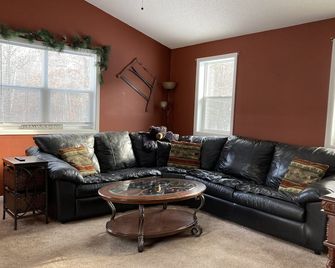 River road cabin - North Branch - Living room