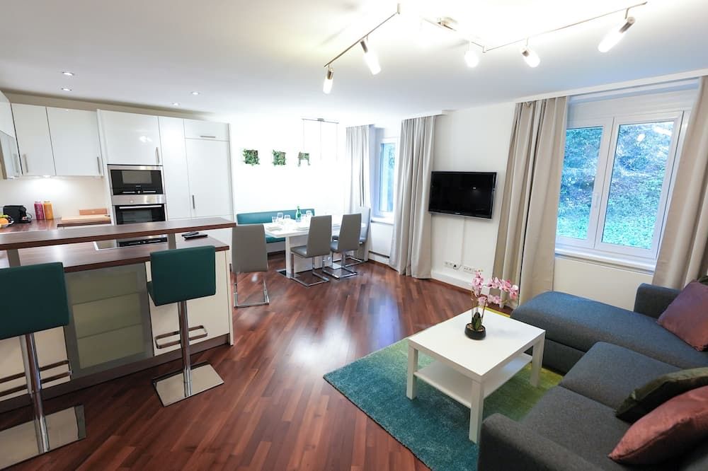 تيمبورا هومز - أبارتمنتس نيوفالديج - فيينا - غرفة معيشة