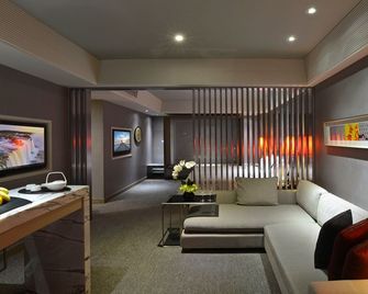 Rhombus Park Aura Chengdu Hotel - Chengdu - Living room