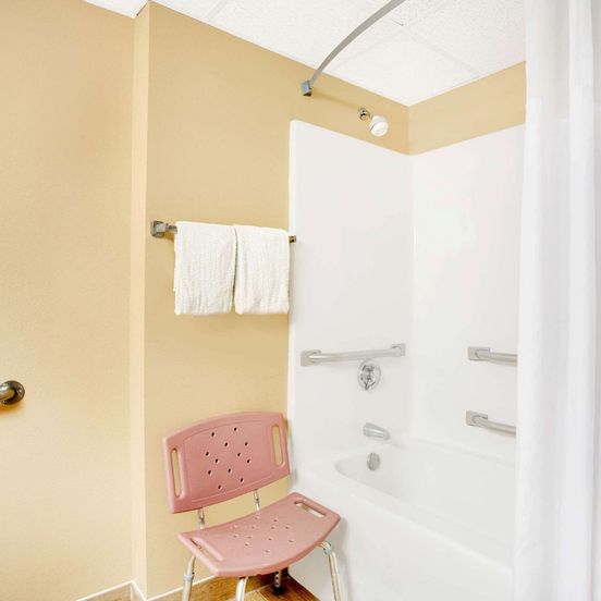 Bathroom view of Days Inn by Wyndham Newport News City Center Oyster Point