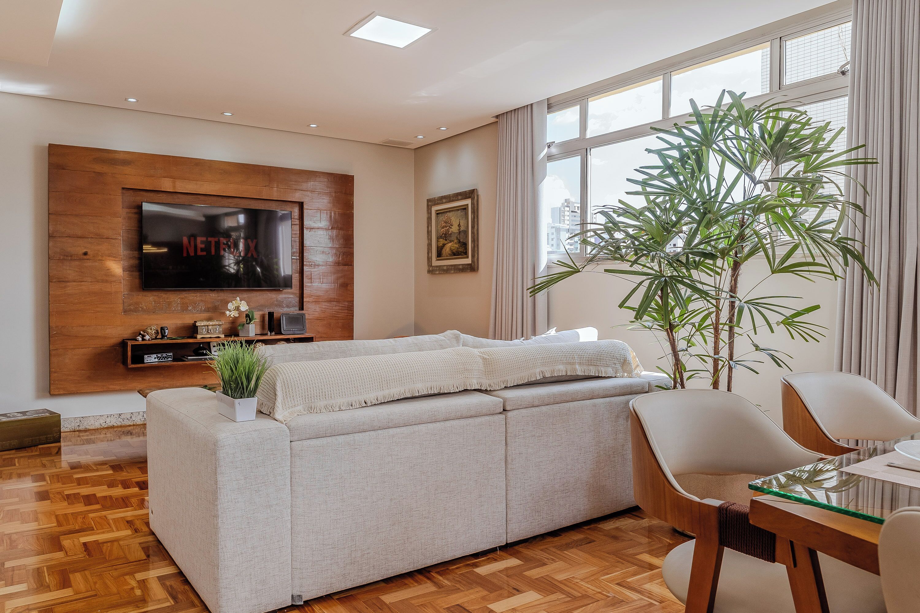 3 Quartos, Perto do metrô, vaga |Brazilian Corner - Belo Horizonte - Living room