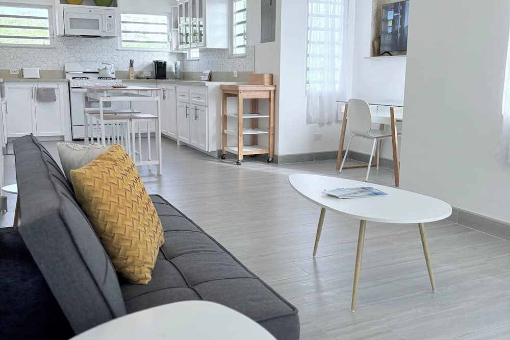 Modern Caribbean Boutique Apartment. 2-Bedroom Suites; Anguilla - ذي فالي - غرفة معيشة