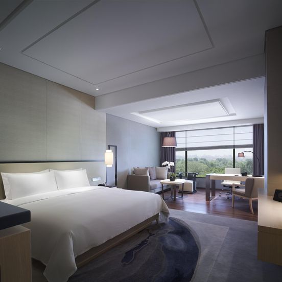 Bedroom view of New World Beijing Hotel