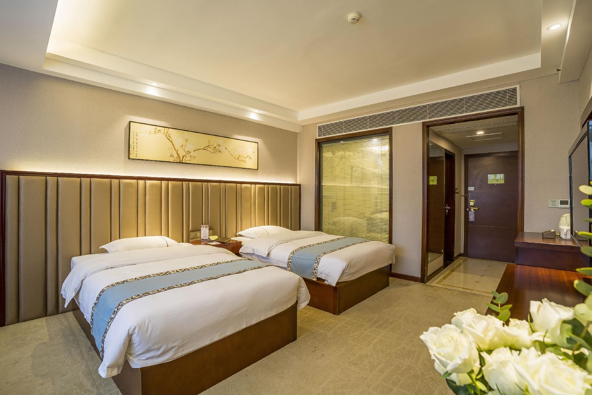 Jiangshan International Hotel - צ'נגשה - חדר שינה