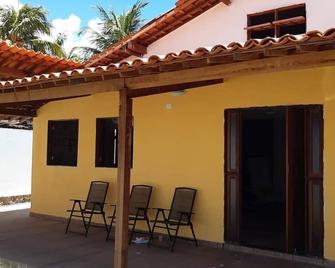 Cozy house on Barra São Miguel Beach !! Brazilian Caribbean !!! - Barra de São Miguel - Patio