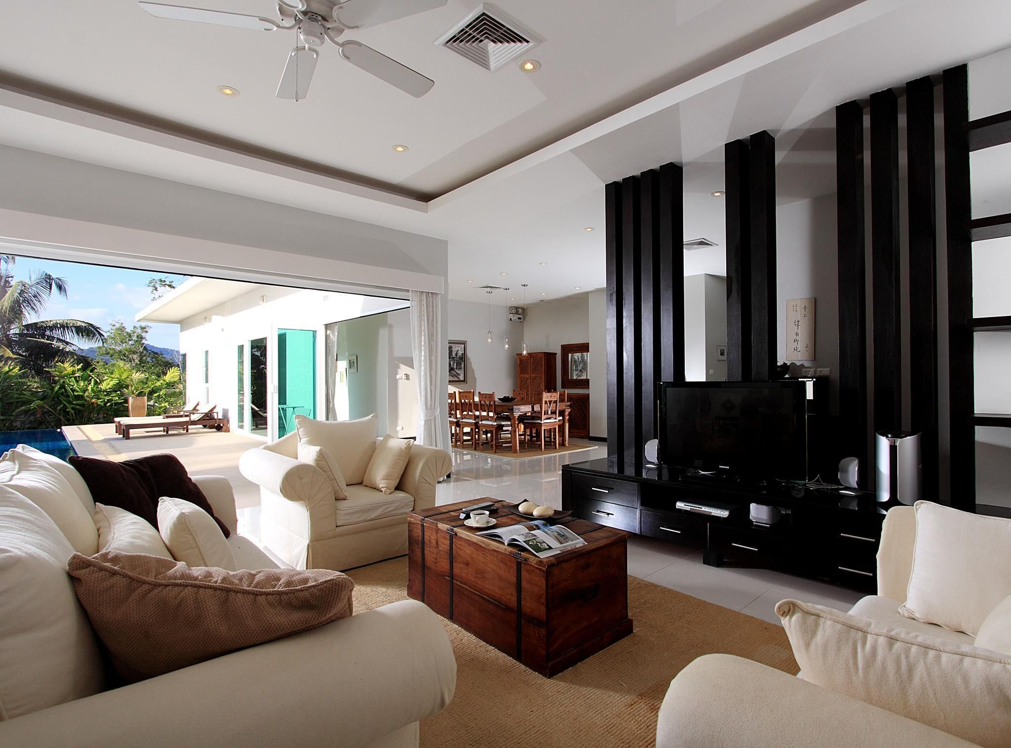 Phuket Lagoon Pool Villa - Ko Kaeo - Obývací pokoj