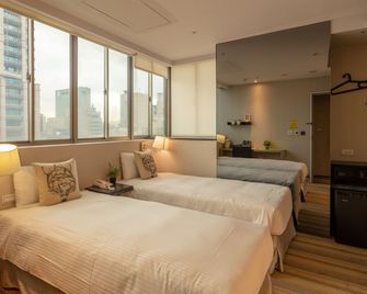 Finders Hotel-Fu Qian - Taipei City - Bedroom