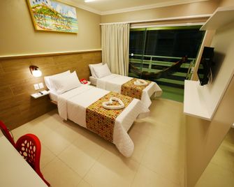 Pousada Recanto dos Corais - פורטו דה גליניאש - חדר שינה