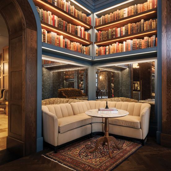 Lounge view of The Restoration Asheville