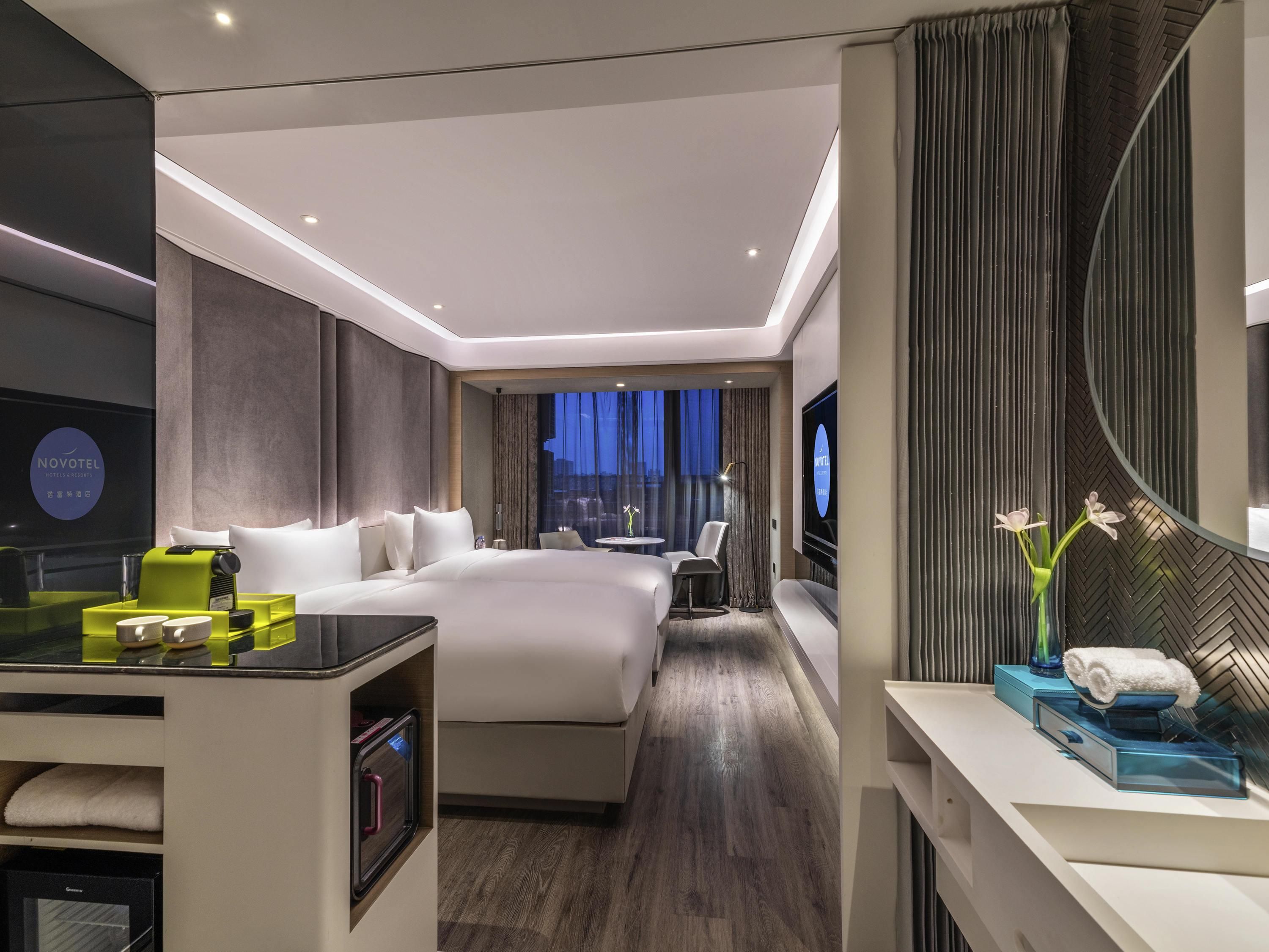 Novotel Yangzhou City Center - האנגז'ו - חדר שינה