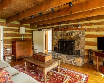 Pet-Friendly Log Cabin With Wifi - Warm Springs - Living room