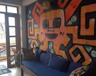 Hostel El Gran Azul Olon - Olón - Living room