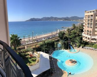Cannes apartment with sea view, aircondition and parking - Cannes - Pool