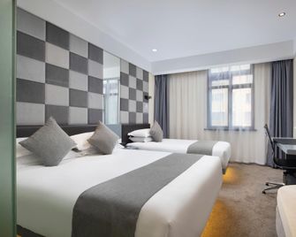 Zhotels (Shanghai International Tourist Resort Xiuyan Road Metro Station) - Şanghay - Yatak Odası