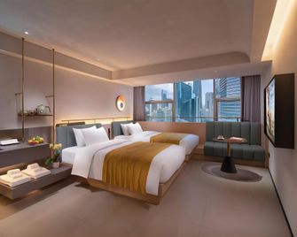 Bindun Langyi Hotel (Chongqing Jiefangbei Hongyadong) - Chongqing - Bedroom