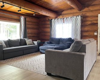 Modern Rustic Cabin with Denali View - Cantwell - Living room