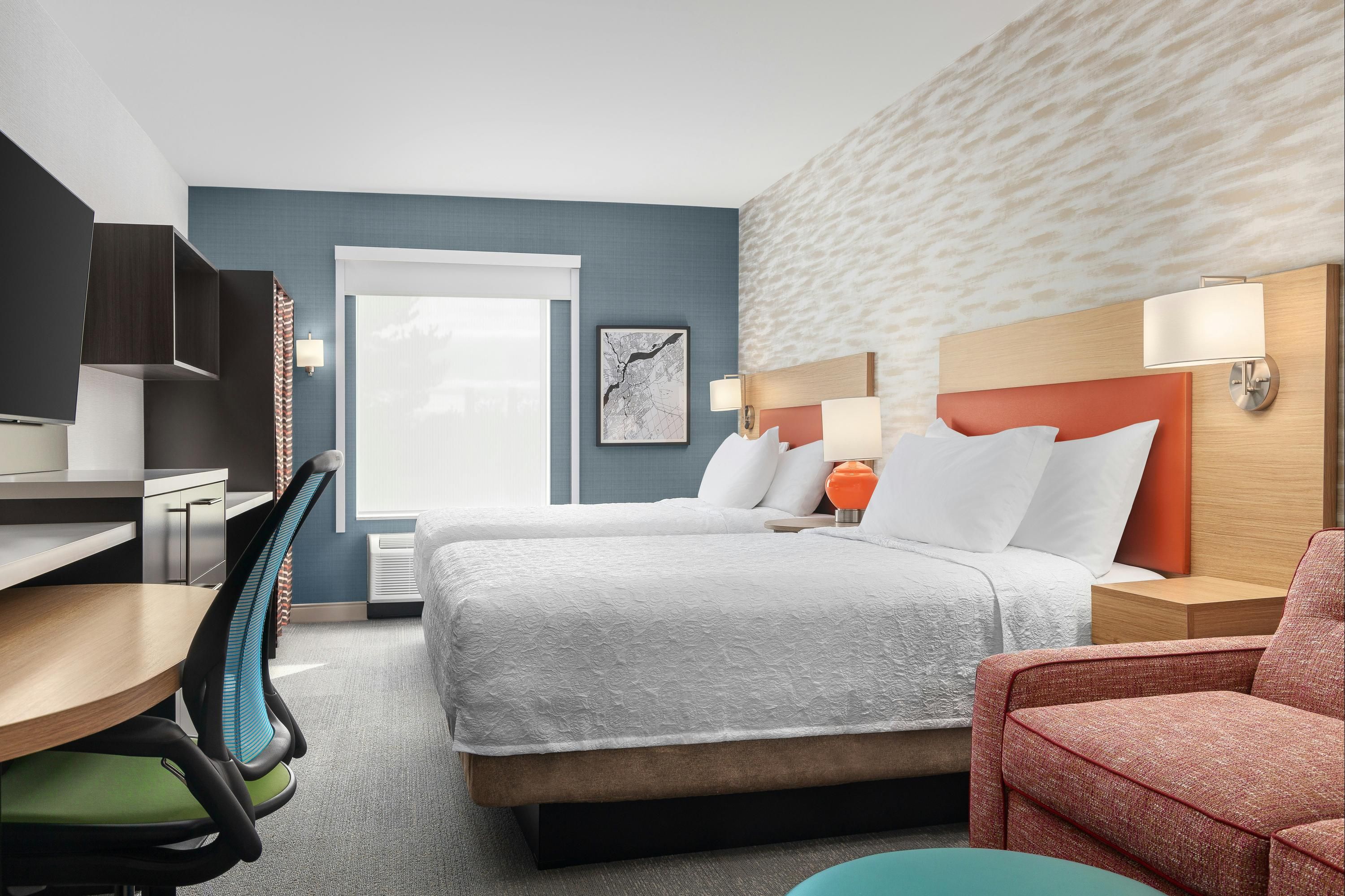 Home2 Suites by Hilton Kitchener - Kitchener - Slaapkamer