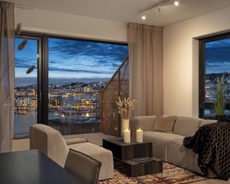 Totalapartments Vervet Gjøa - Tromssa - Olohuone