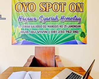 Spot On 90586 Hagawa Syariah Homestay - Lamongan - Recepción