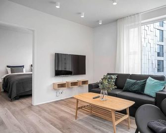 Sif Apartments Central Reykjavik - 1 Bedroom - Reikiavik - Sala de estar