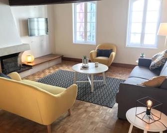 Grand Appartement de Charme 150m2 Vieux Chinon - Chinon - Living room