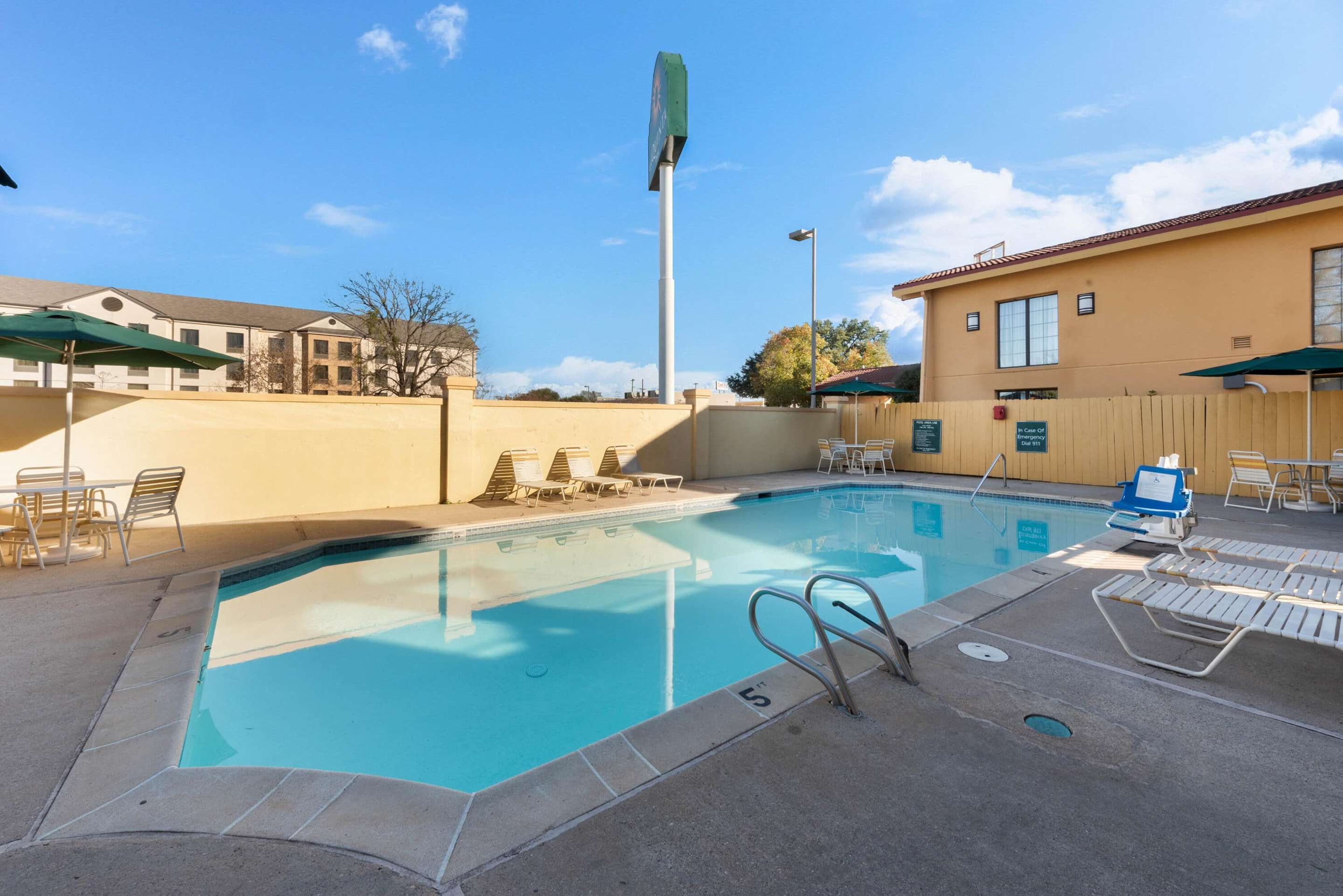 Pool view of La Quinta Inn by Wyndham Bossier City