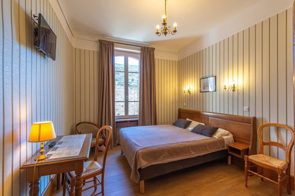 Logis Hotel de La Cloche - בון - חדר שינה